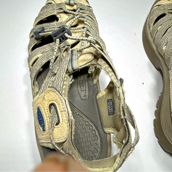 KEEN Whisper 8.5 Women’s Closed Toe Waterproof Sport Sandal Tan Brown 1018226 - Picture 4 of 9